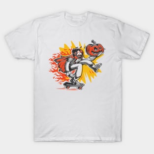 Retro Skateboarding Headless Horseman T-Shirt